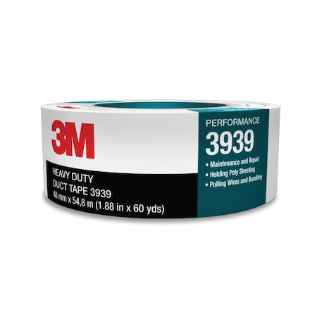 3M Duct Tape, 9.0 Mil, 1"x60 yds., Silver, PK36 T9863939